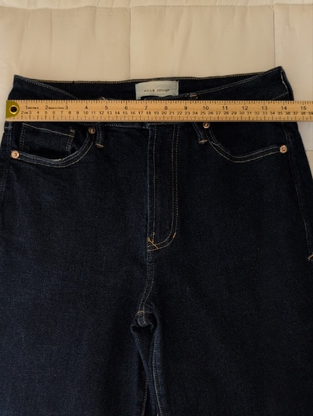 Dear John Dark Blue Wide-Leg Jeans - Picture 4 of 6